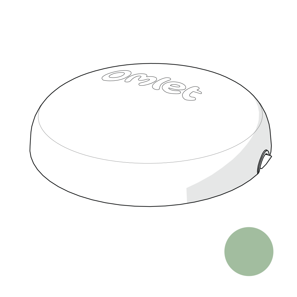 Smart Chicken Feeder 5kg Lid - Sage Green