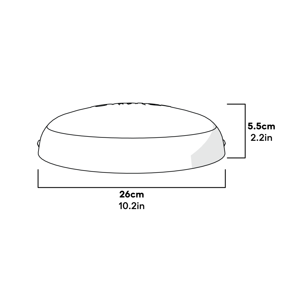 Smart Feeder Lid Assembly Leaf Green Dimensions (115.0003.0002)