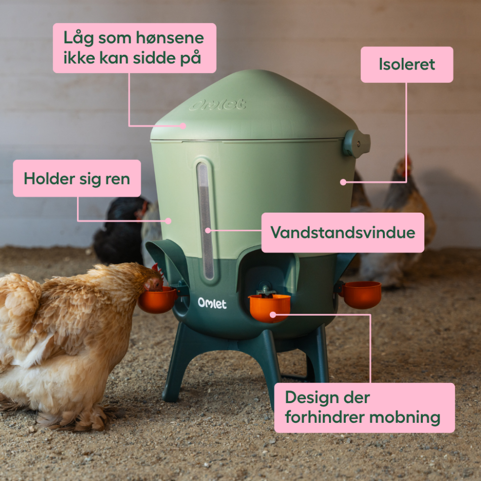 Usps isoleret hønsevandingsanlæg