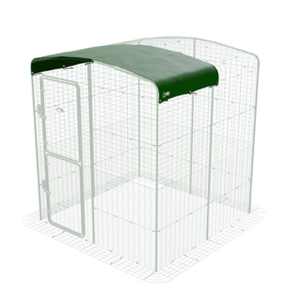 Heavy Duty Cover with Gutter Edge for Walk in Run – 2m