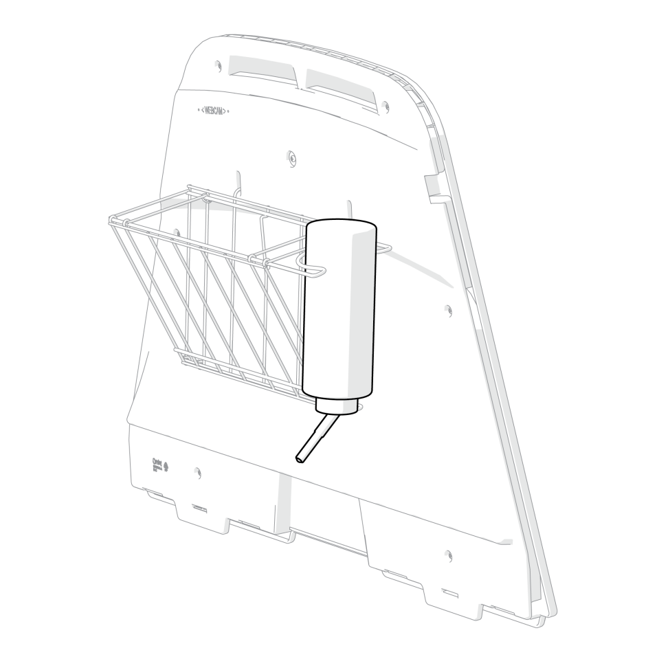 Water bottle 600ml for Eglu Go hutch