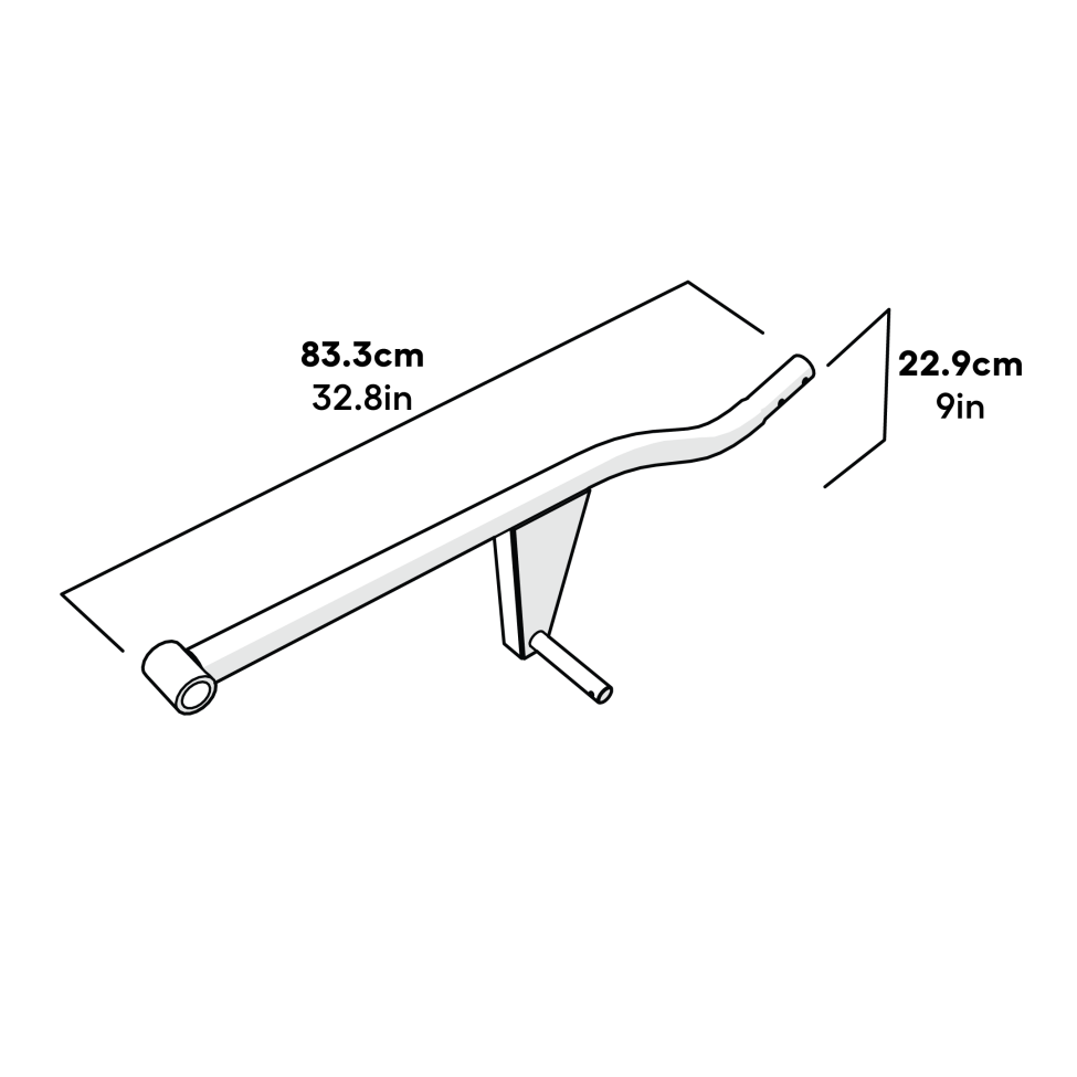 Wheel Arm Assembly Right Dimensions (114.0048)