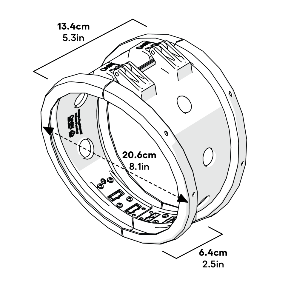 Zippi dimensioner på vinklet stik til tunnel i pose (063.0006)