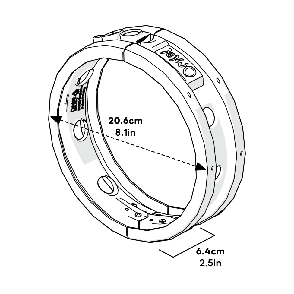 Zippi bagged tunnel straight connector dimensions (063.0004)
