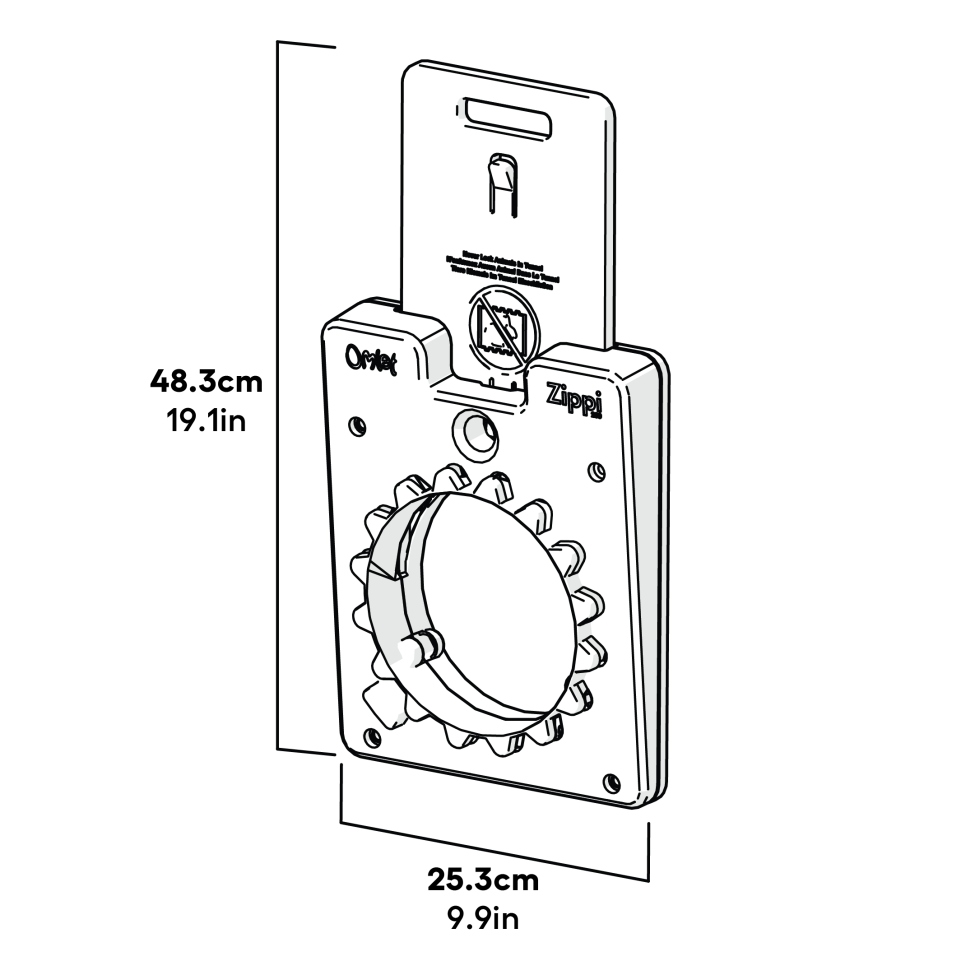 Zippi boxed tunnel door kit abmessungen (063.0018)