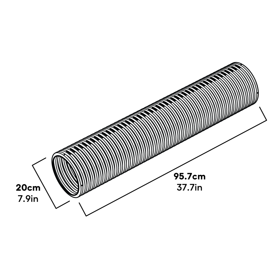 Zippi boxed tunnel single pack dimensions (063.0007)