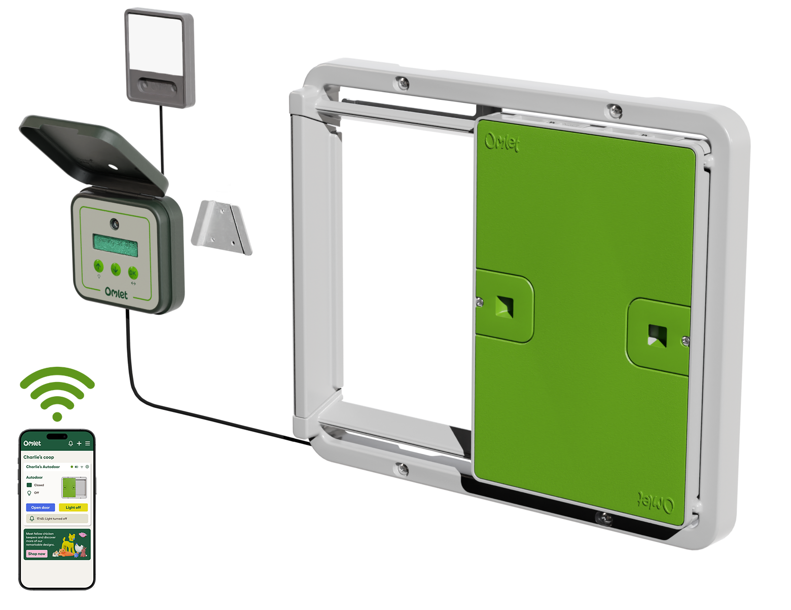 Smart Automatic Chicken Coop Door with WiFi | Omlet