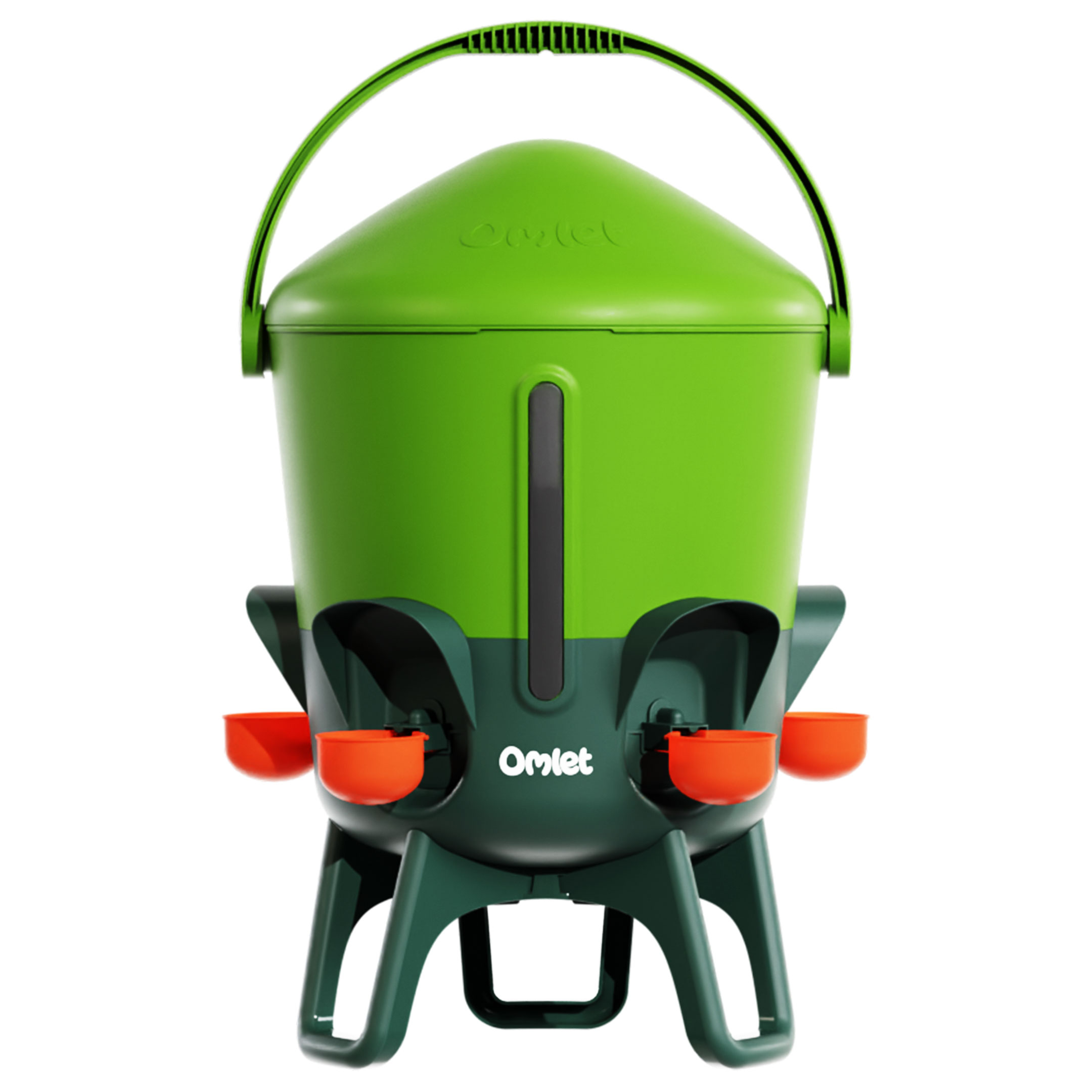 Insulated Stay Clean Chicken Waterer 3 Gallon - Eglu Green