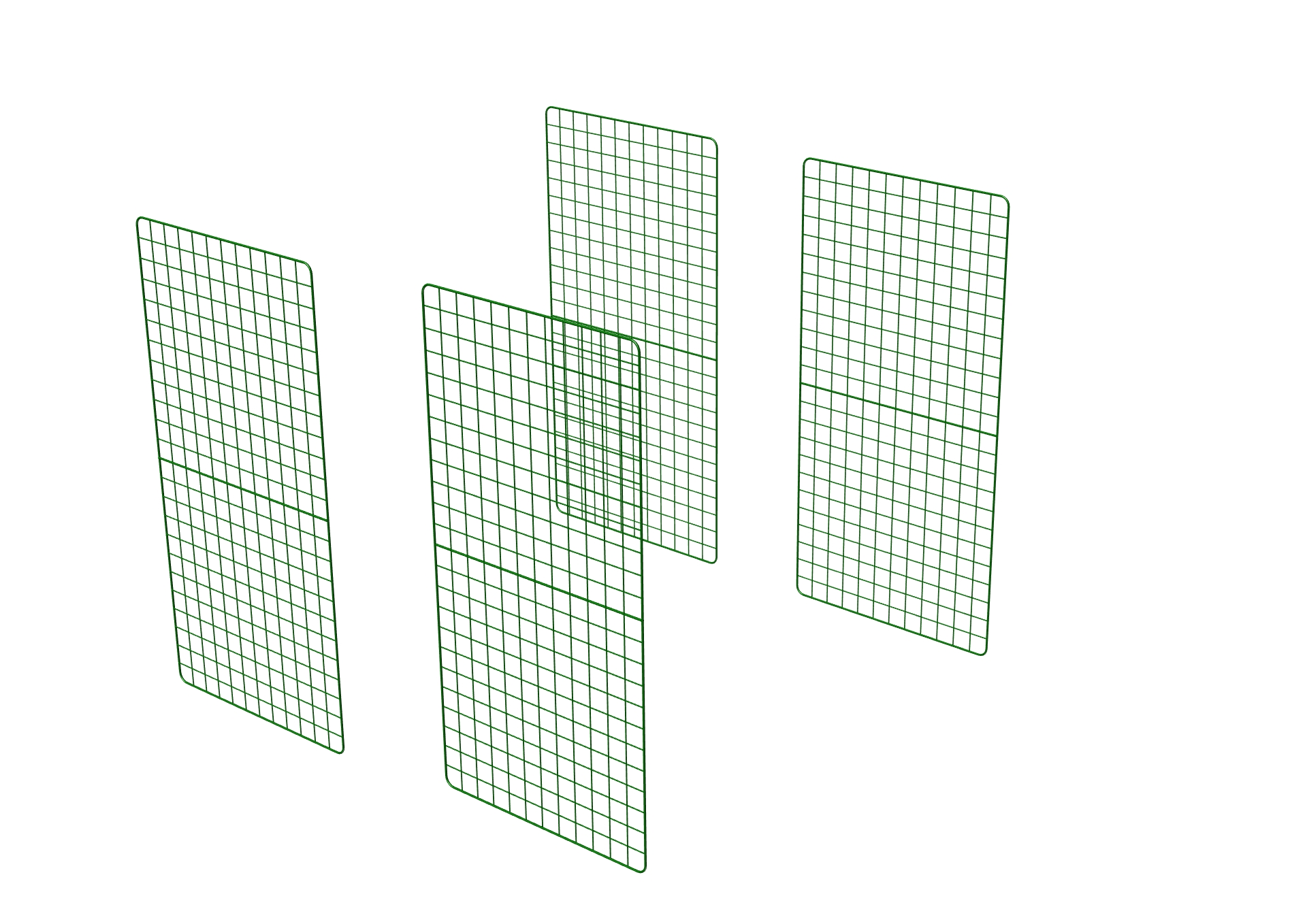 Zippi Rabbit Run Extension Panels - Double Height - Pack of 4 | Omlet