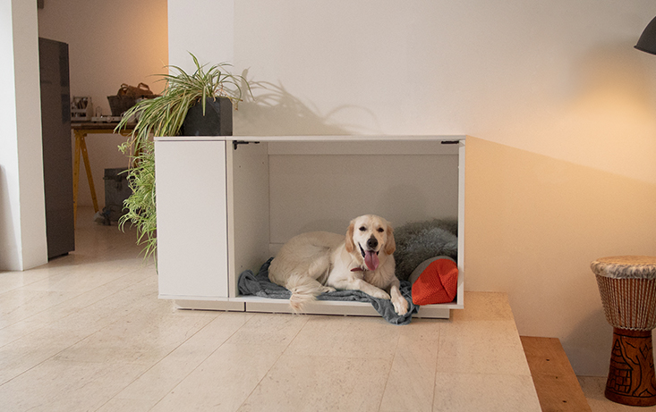 Luxury Dog Crate Comfy Bed Omlet