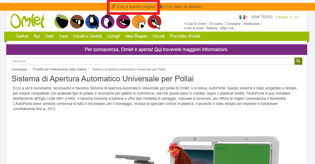 Click the button in the middle at the top