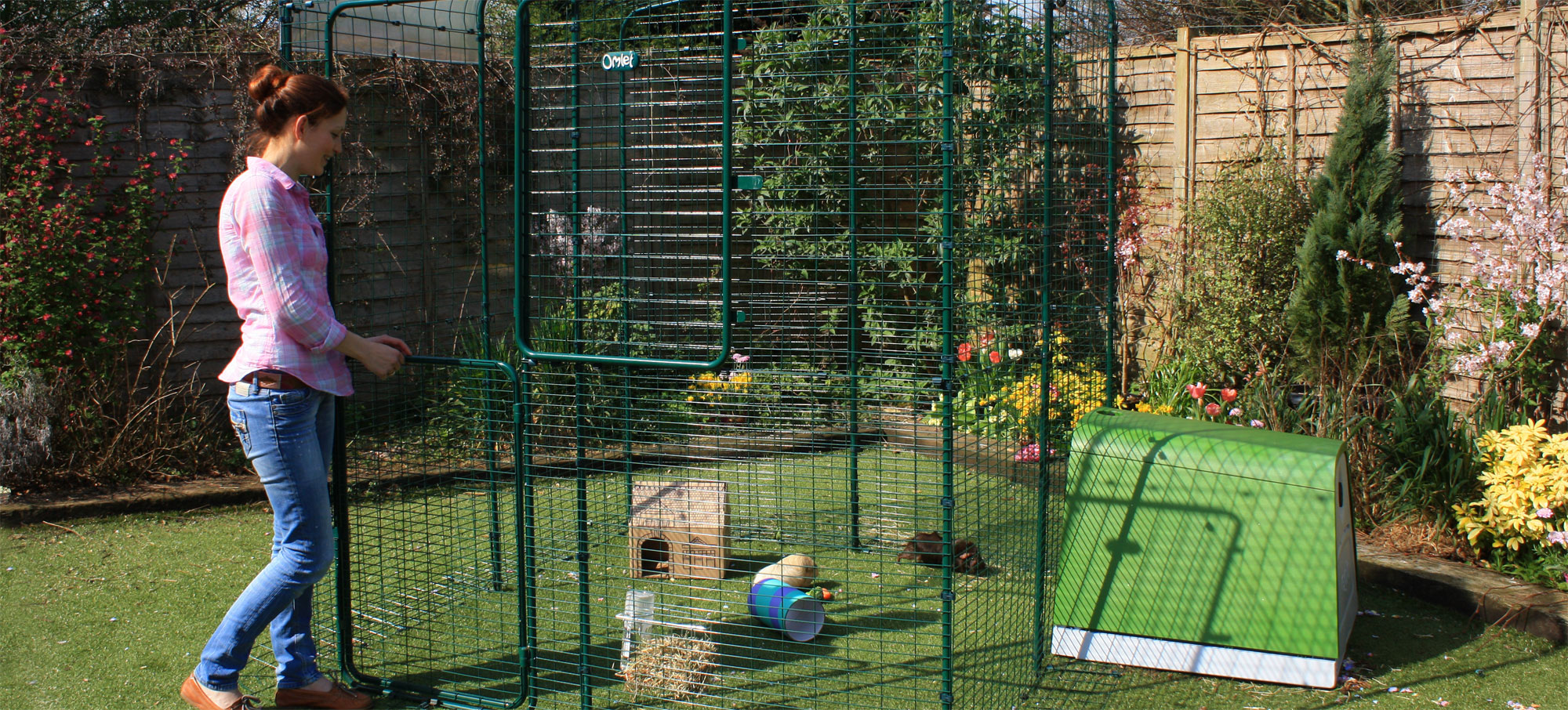 Garden Rabbit Outdoor Enclosure Ideas Runesay Folding Rabbit Hutch