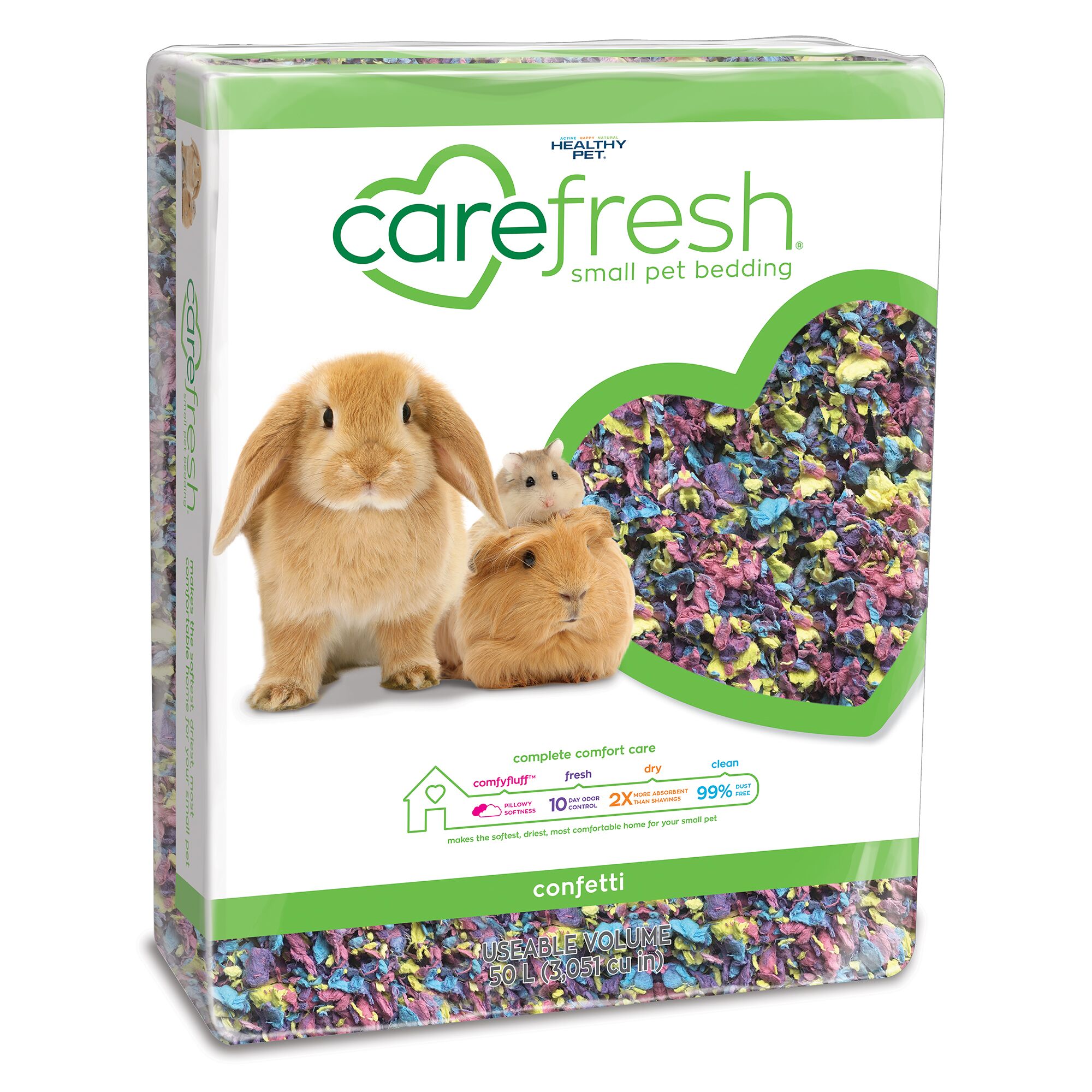 Carefresh Animal Bedding 50L Confetti Omlet