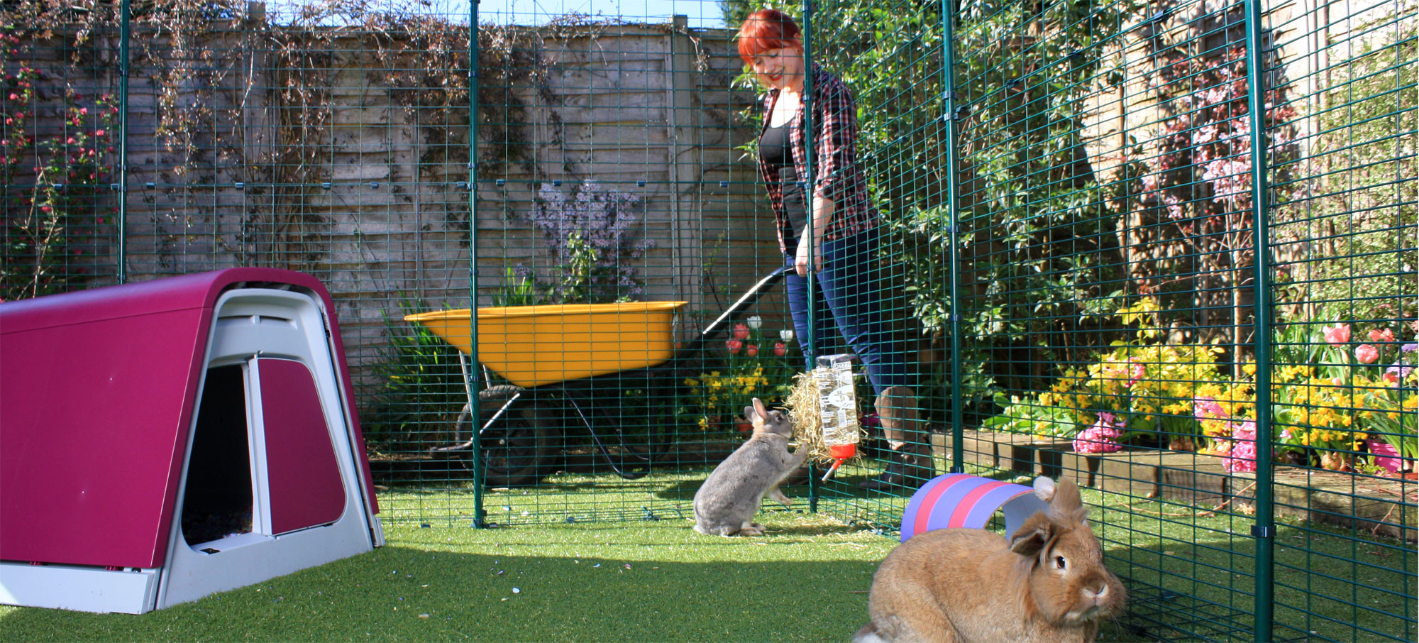 Outdoor Rabbit Run | Large Outdoor Rabbit Enclosure | Omlet